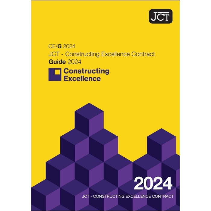 JCT Constructing Excellence Contract Guide 2024 (CE/G)