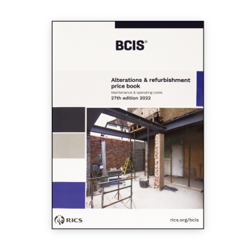 BCIS Alterations and Refurbishment Price Book 2022