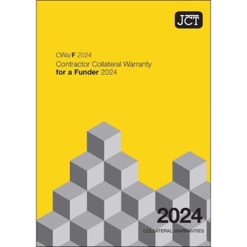 JCT Contractor Collateral Warranty for a Funder 2024 (CWa/F)